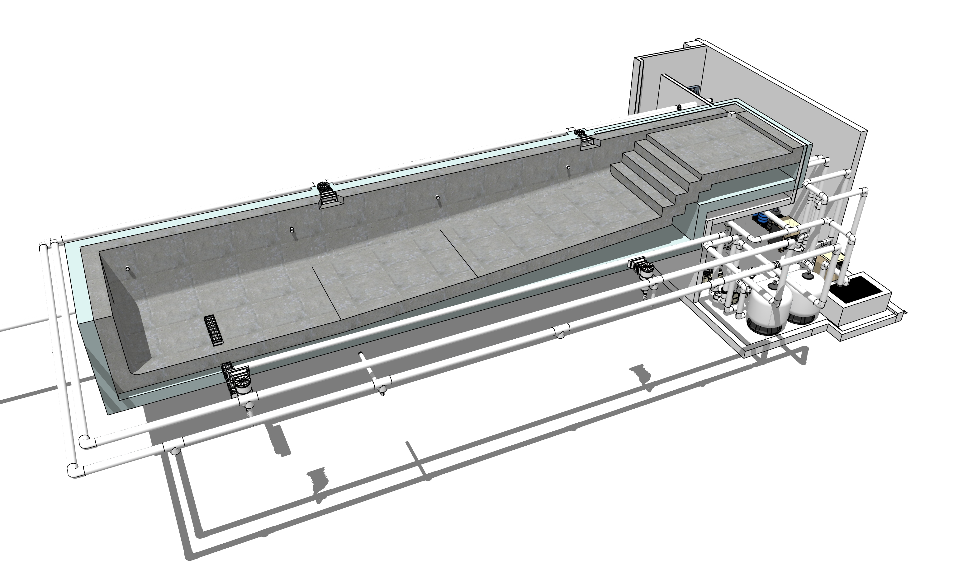 3D pool render